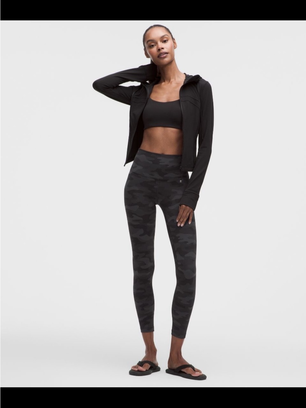 lululemon athletica Black Camo High-Rise Leggings